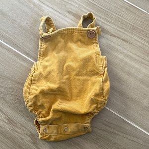 Mustard yellow soft overalls